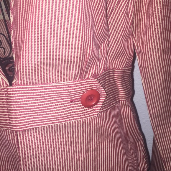 🐝 NWT brick red and cream blazer - Juniors - Picture 4 of 8